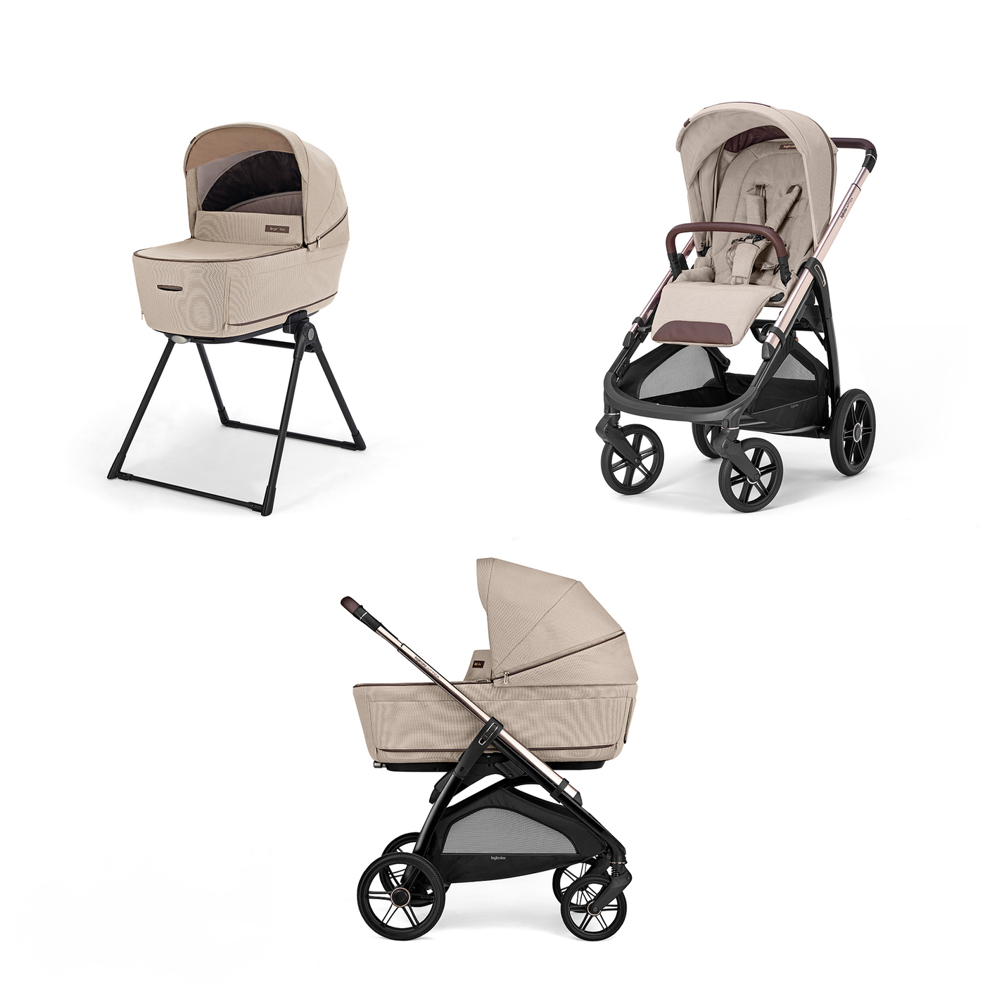 travel bassinet stroller Aptica | The Glam Crossover